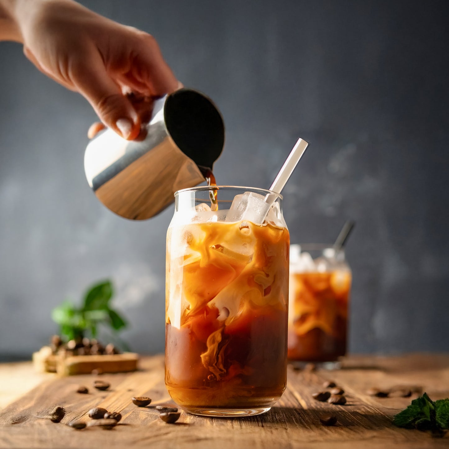 Glass Coffee Tumbler Set of 4 by Bento Bliss | Eco-Friendly & Stylish Mug