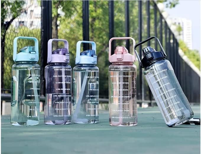 Bento Bliss UltraSip 2L Motivational Bottle – Time Marker & Carry Strap