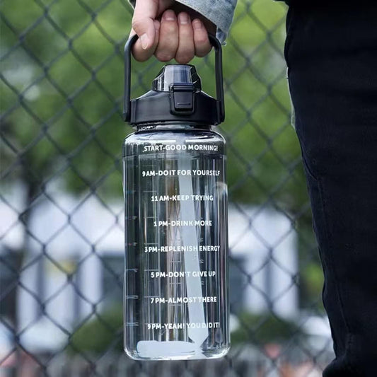 Bento Bliss UltraSip 2L Motivational Bottle – Time Marker & Carry Strap